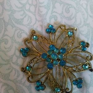 Vintage Can't Read Trade Mark Stamp Brooch
